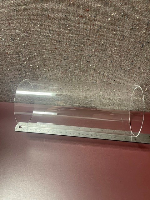 Quartz Glass Tubing 3″- 9.5″ x 4″ dia and 10 1/8″ x 4 3/4″ -sold in lots of 2