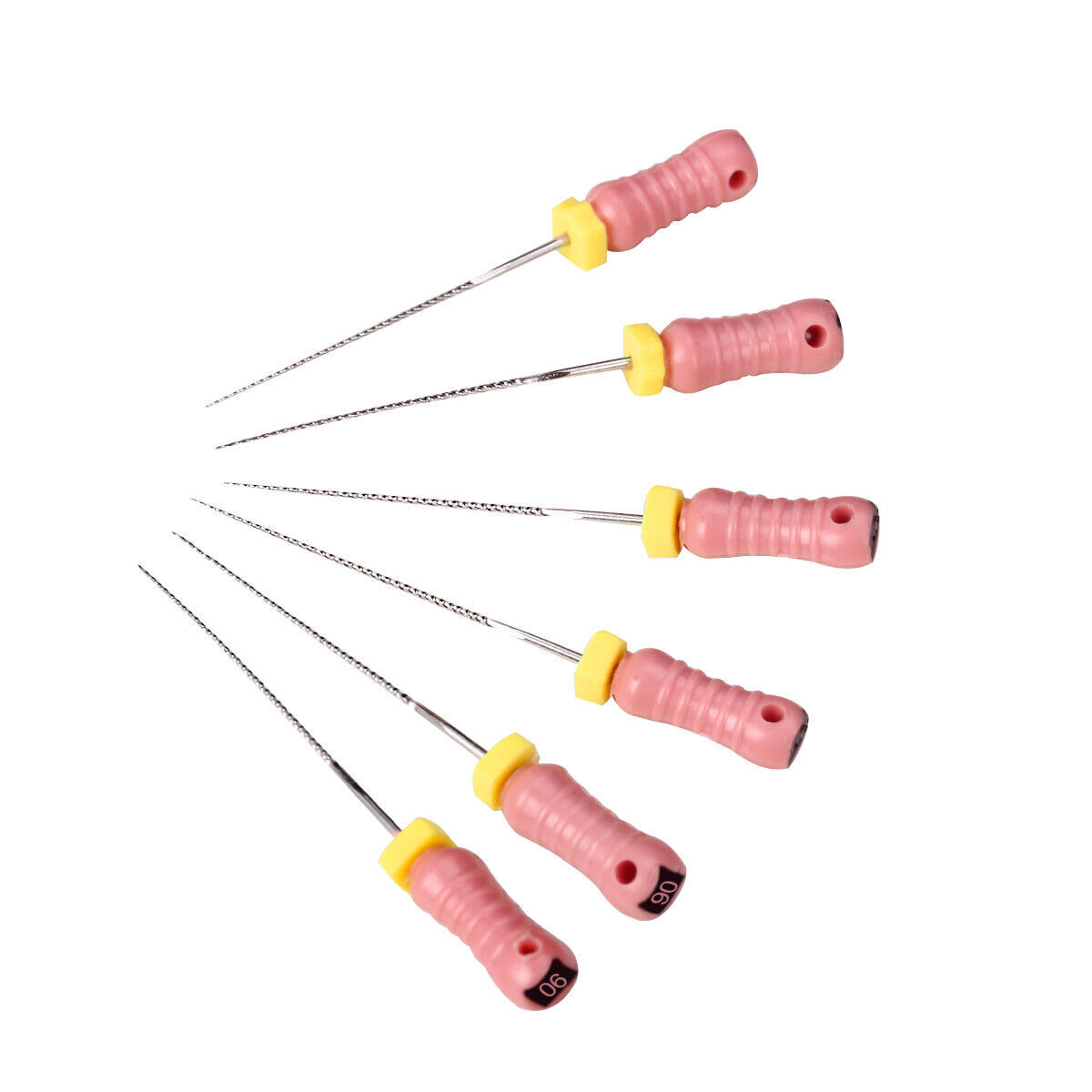 1-100Pack Dental Stainless Steel Endo Root Canal File K Files Hand Use #15-#40