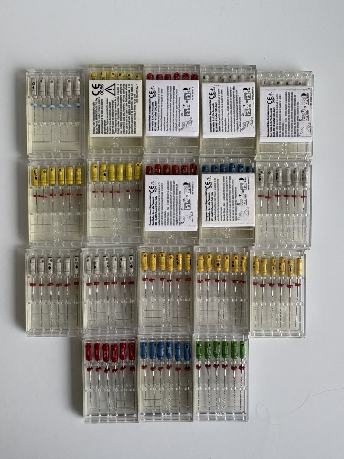 LOT New SybronEndo K-Files Endodontic Files 25mm 30mm 18 Packs 108 Pcs
