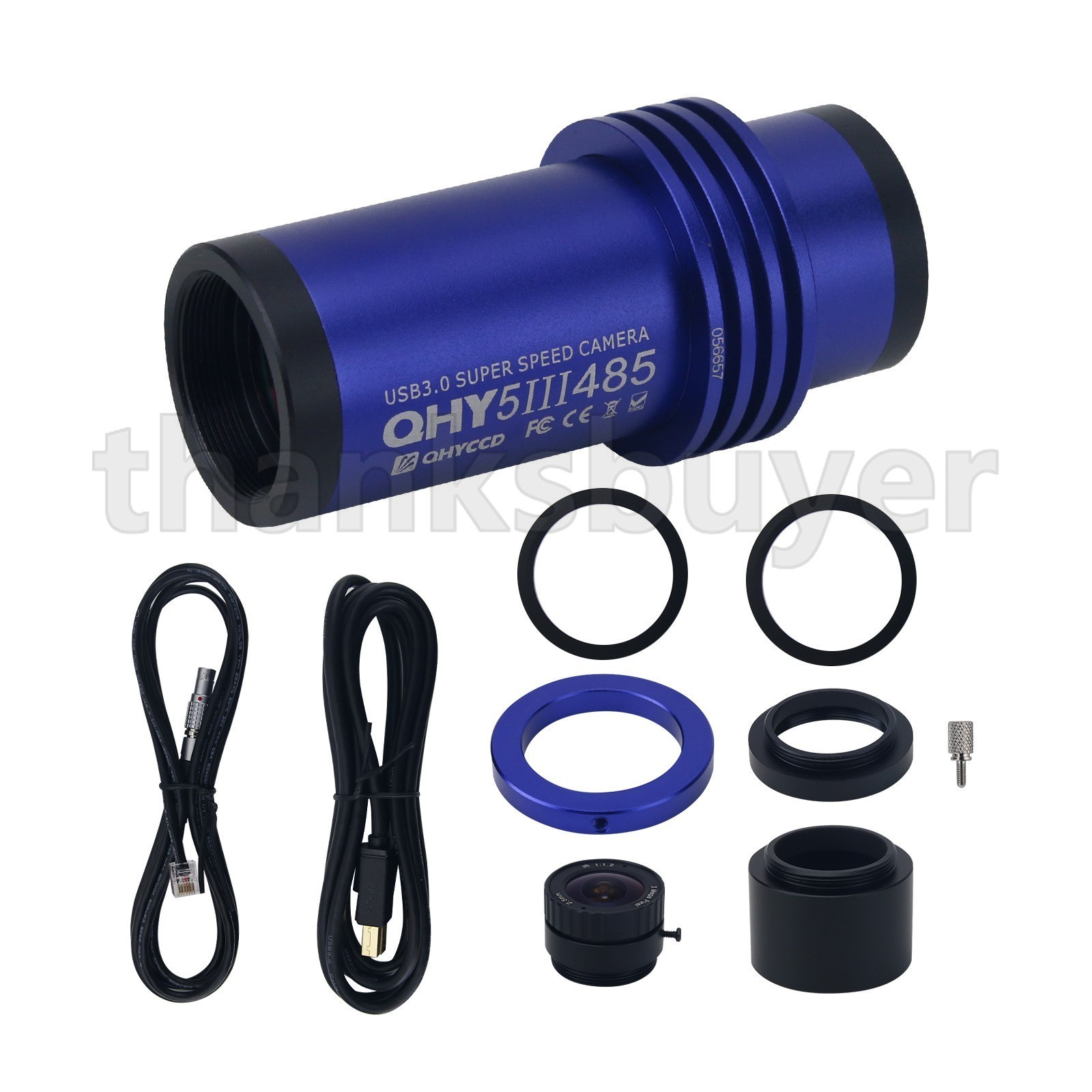 Teseek QHY5III485C IMX485 CMOS 4K 3864×2180 Astronomical Planetary Camera BU