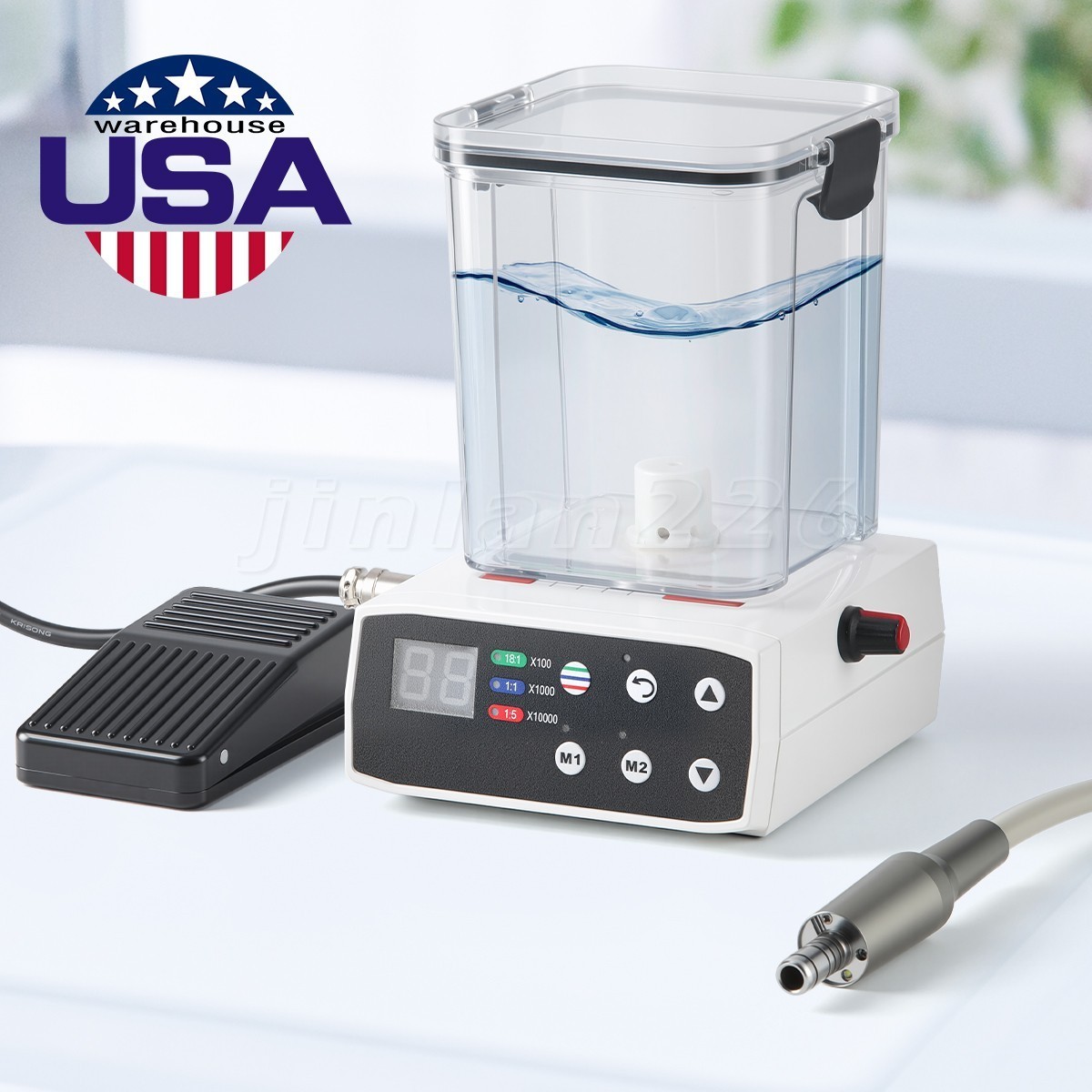 SANDENT Dental LED Electric Motor System Micromotor Water Tank Own Water Supply