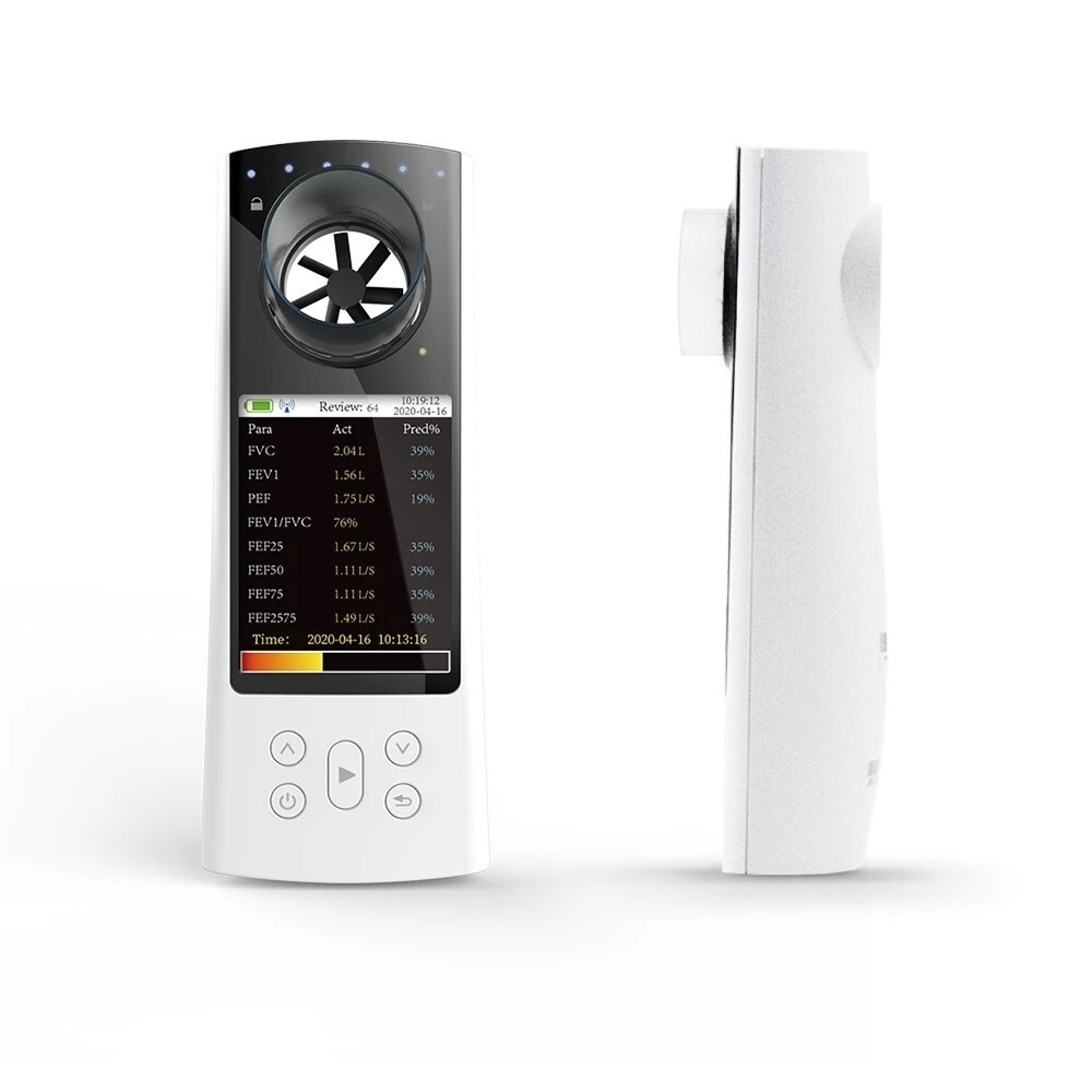 Bluetooth Spirometer – Handheld Lung Function Tester with App
