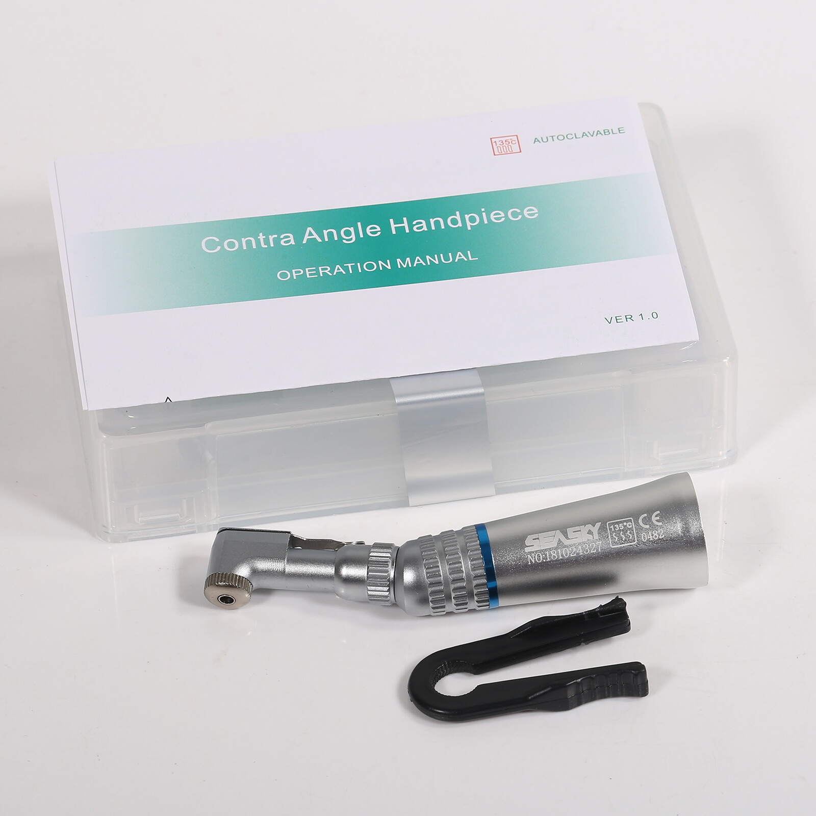 USA SEASKY Dental Slow Low Speed Handpiece Contra Angle Latch E-Type Attach YP