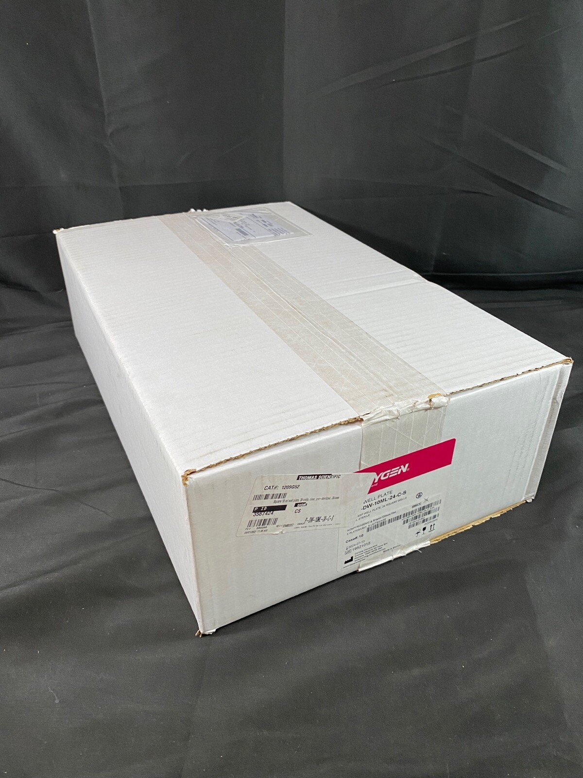 AXYGEN 24-Well 10mL Rectangular Deep Well Plates V-Bottom P-DW-10ML-24-C-S 25/cs