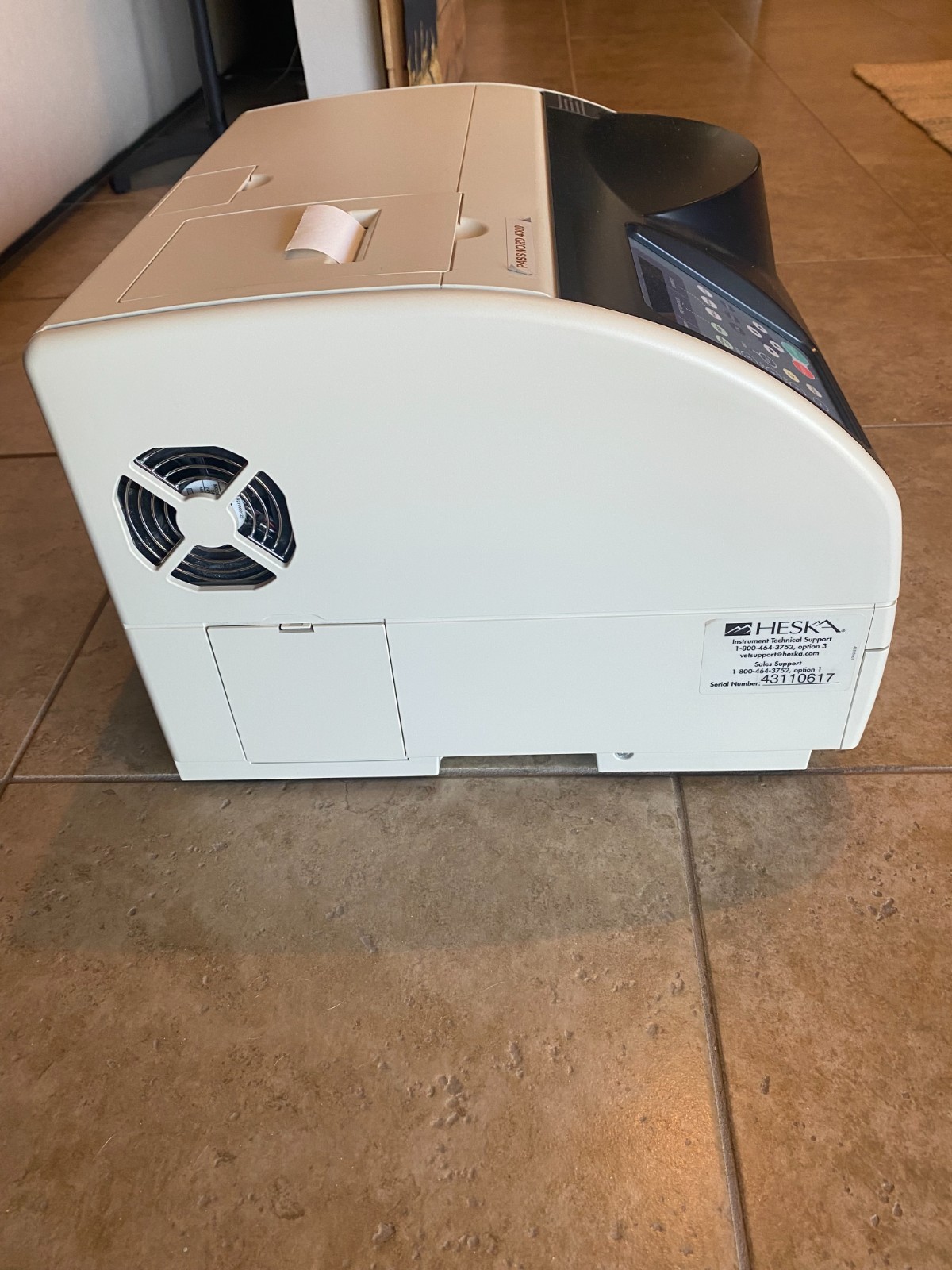 Heska Dri Chem 4000 – very solid machine with reliable dry slide technology