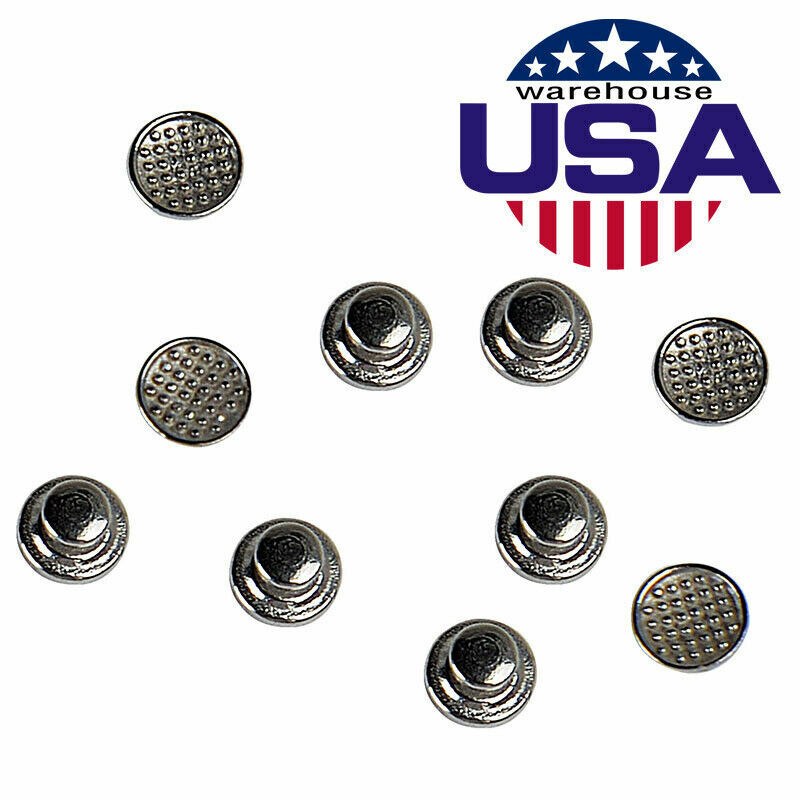 AZDENT 1-100Bag Dental Orthodontic Bondable Lingual Buttons Round Base 10pc/bag
