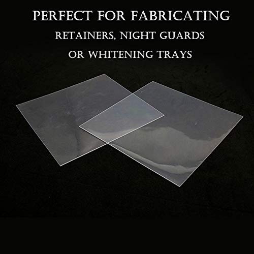 Dental Soft Splint Sheets 10 Count 2.0MM Thermoforming for Vacuum Forming