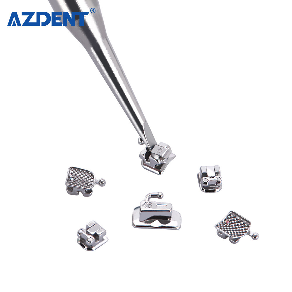 Dental Orthodontic MIM Self-Ligating Brackets Braces Mini Roth .022 Hooks 345