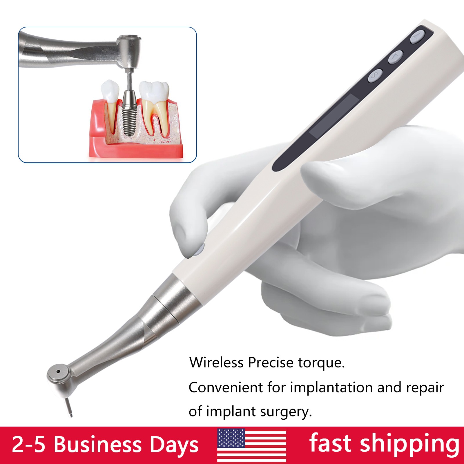 Dental Air Water Spray Tri-3 Way Syringe Handpiece ^ 2 Nozzles Tips Tubes nvbtr