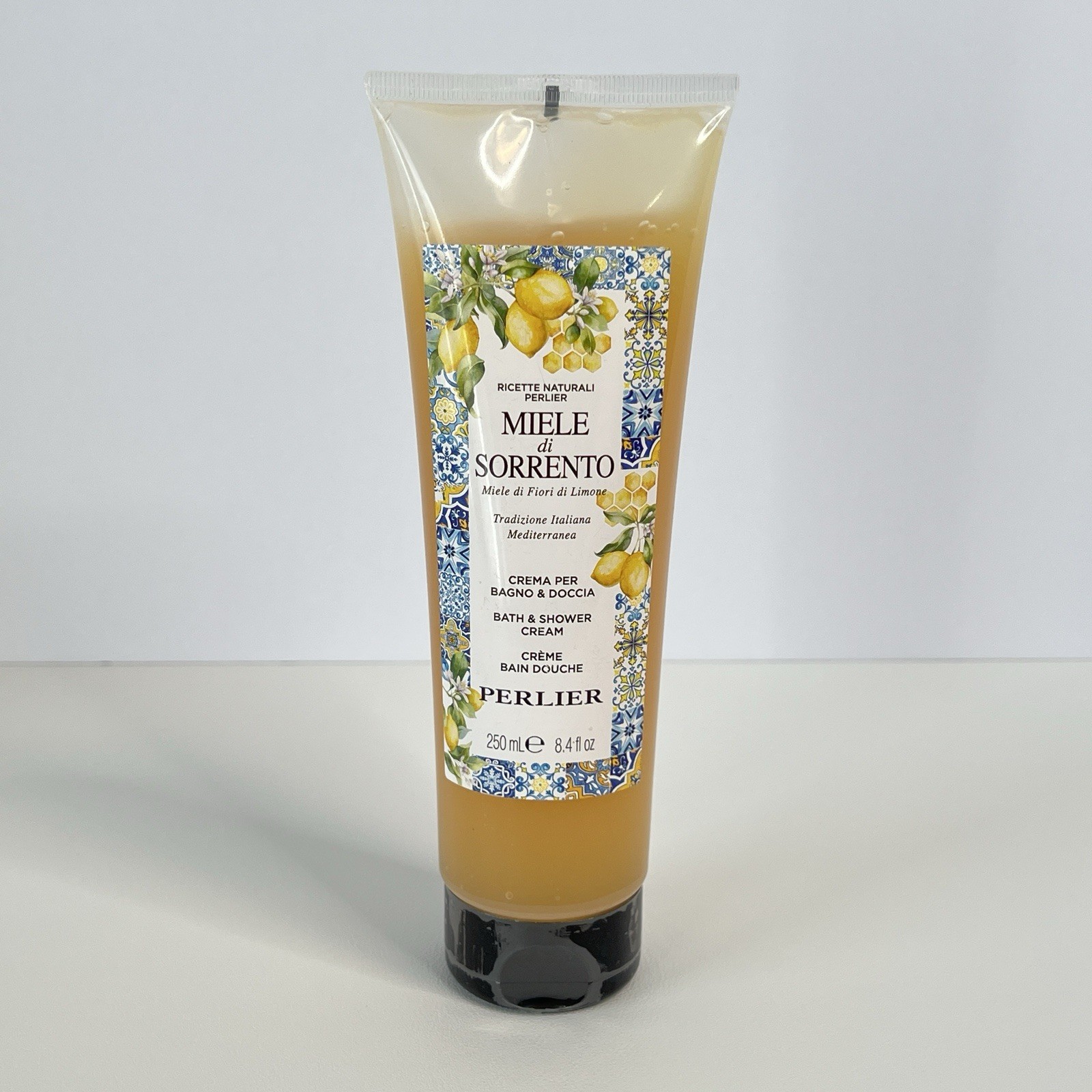 Perlier Miele di Sorrento Bath & Shower Cream 8.4oz Lemon Blossom Honey SEALED