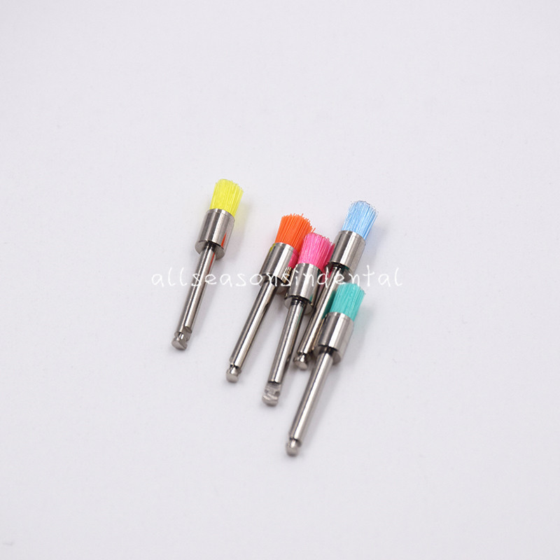 100 Pcs Dental Disposable Prophy Brush Cup Polishing Polisher 10 Mixed Types
