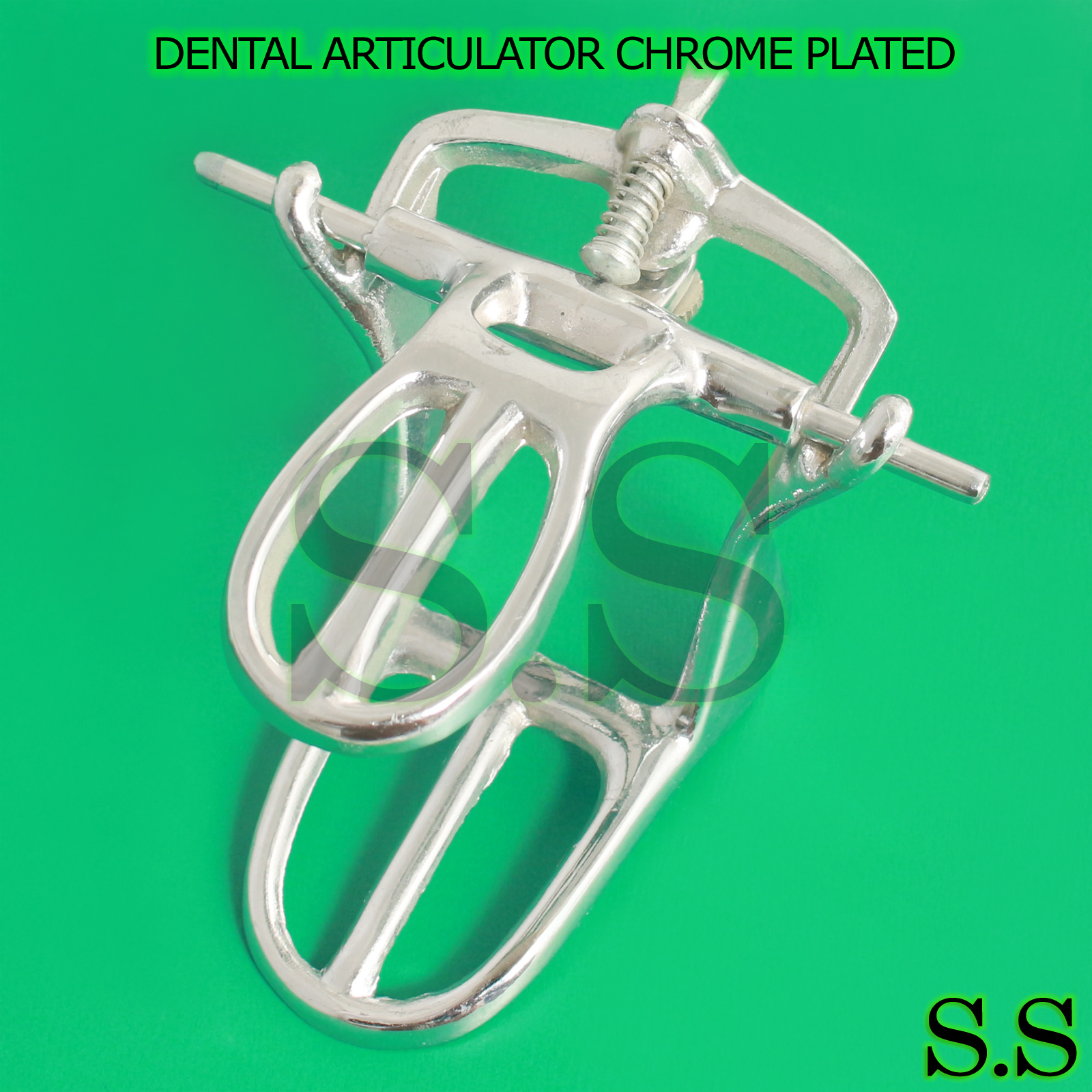 3 DENTAL ARTICULATOR LARGE CHROME PLATED DENTAL INSTRUMENTS DN-2335