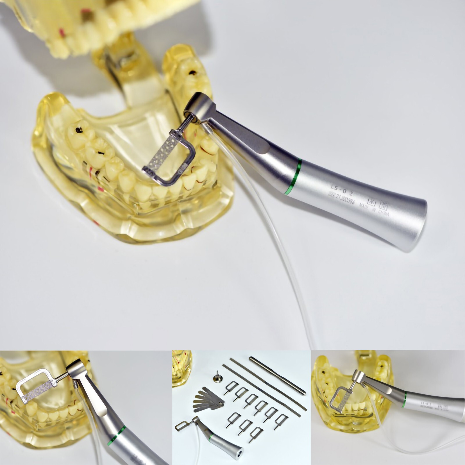 Pro Dental Reduction 4:1 Interproximal Stripping Contra Angle Handpiece IPR Kit