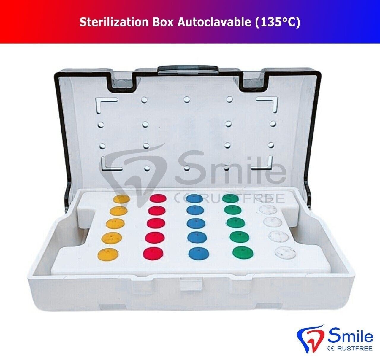 Sterilization Autoclave Box Holder -135°C For Dental Surgical Tools Instruments