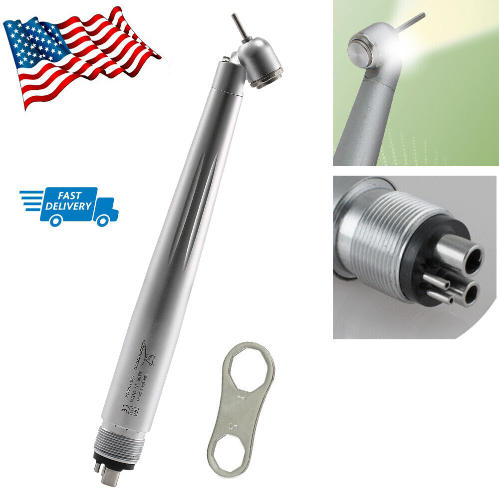 X450 M4 LED Light Single Spray Dental Surgical Handpiece High Speed Air Turbine