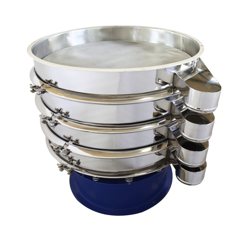 39.3″ Three Layers Vibrating Screen Shaking Machine Vortex Shaker 20+40+100 Mesh