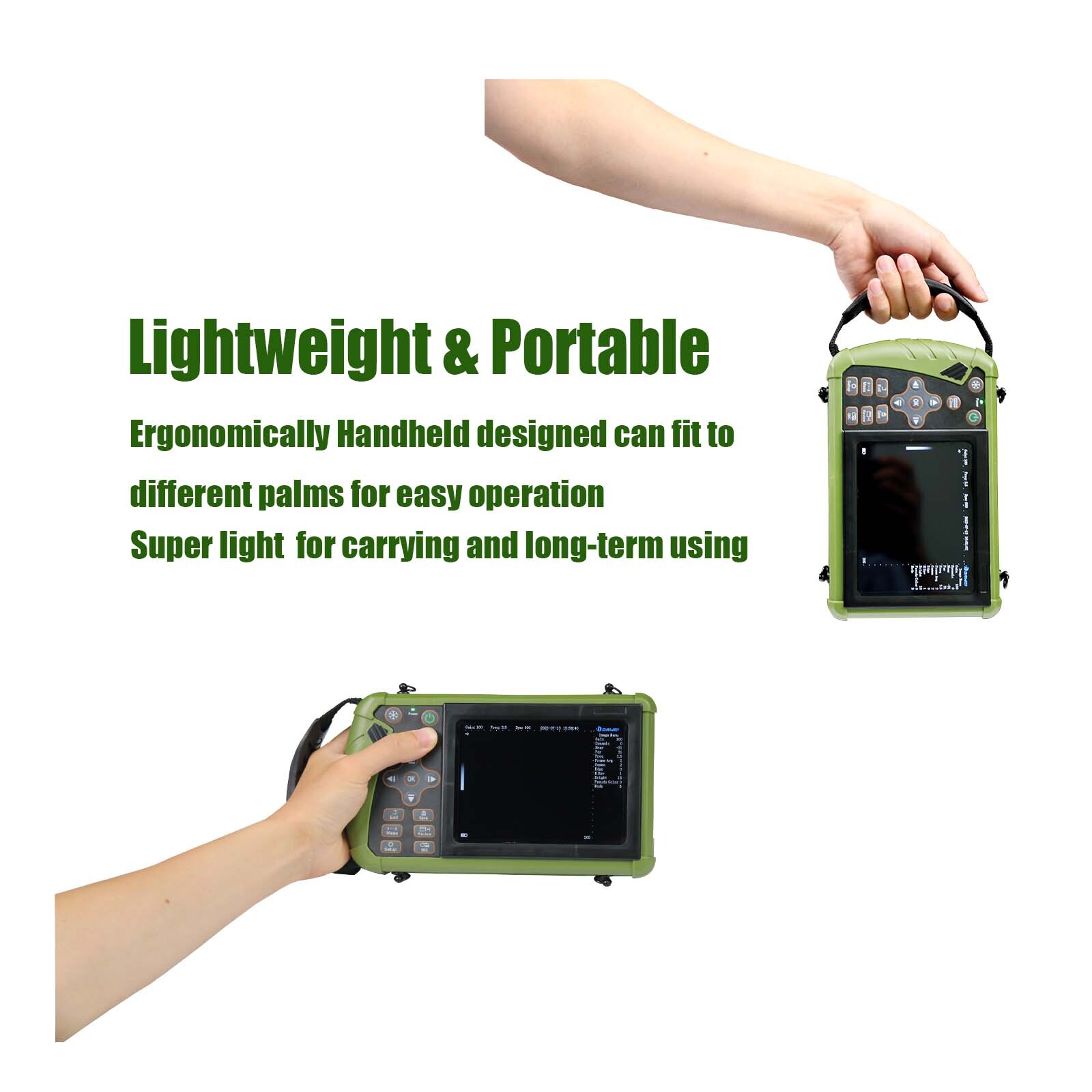 Dawei Portable Pet Ultrasound Handheld Veterinary Machine For Goat Cattle Horse