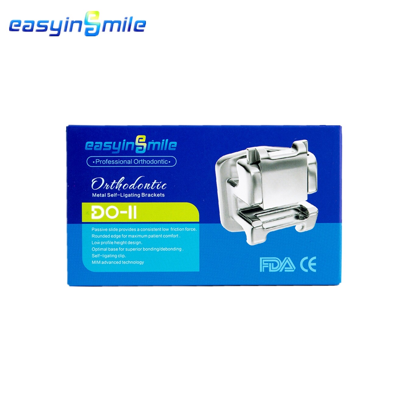 Dental Orthodontic Brackets Passive Self-ligating MINI Metal Braces ROTH/MBT 022