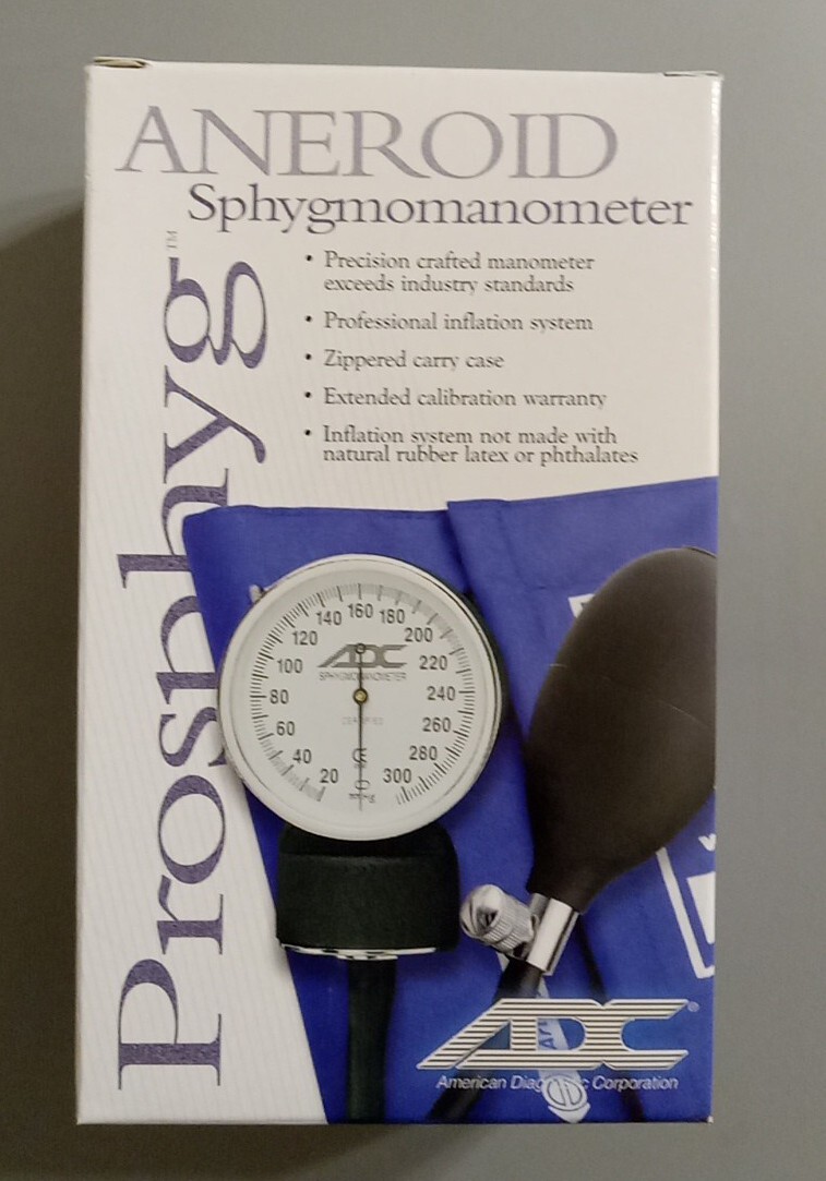 ADC – Prosphyg 775 Aneroid Sphygmomanometer 775-10SAN, Small Adult- Navy NEW