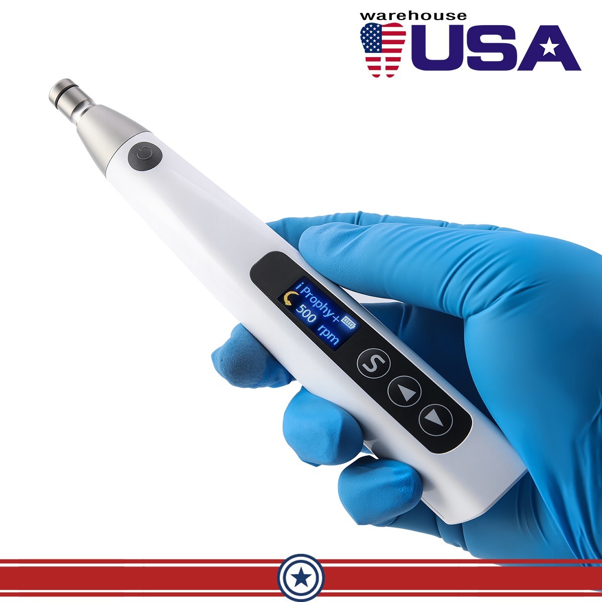 Dental Cordless Hygiene Prophy Polishing Handpiece 360° Swivel Polisher Kit