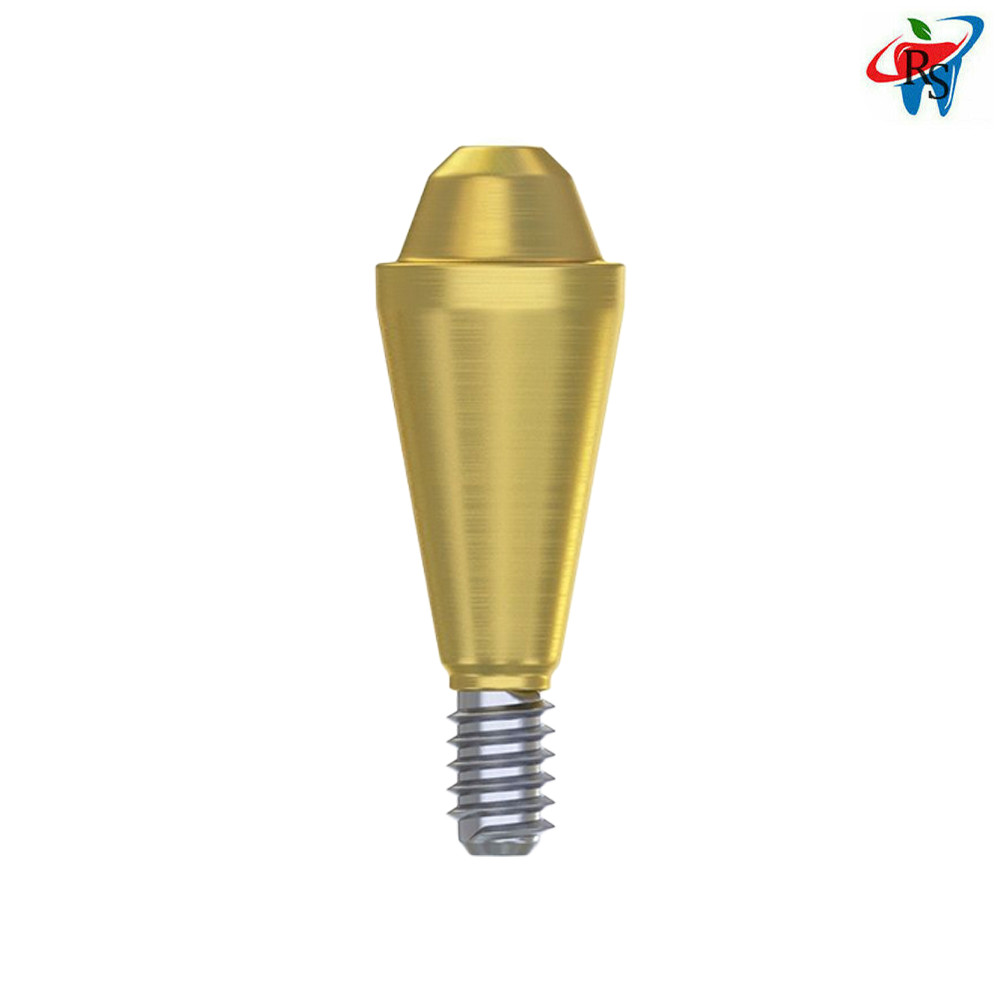 5x Set Prosthetic Straight Multi Unit 1.6 NP Conical 2.25 + Titanium Sleeve