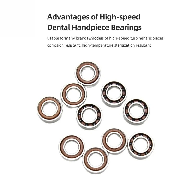 Dental Bearing High Speed Handpiece Ceramic Bearings Steel Ceramic Ball Bearings