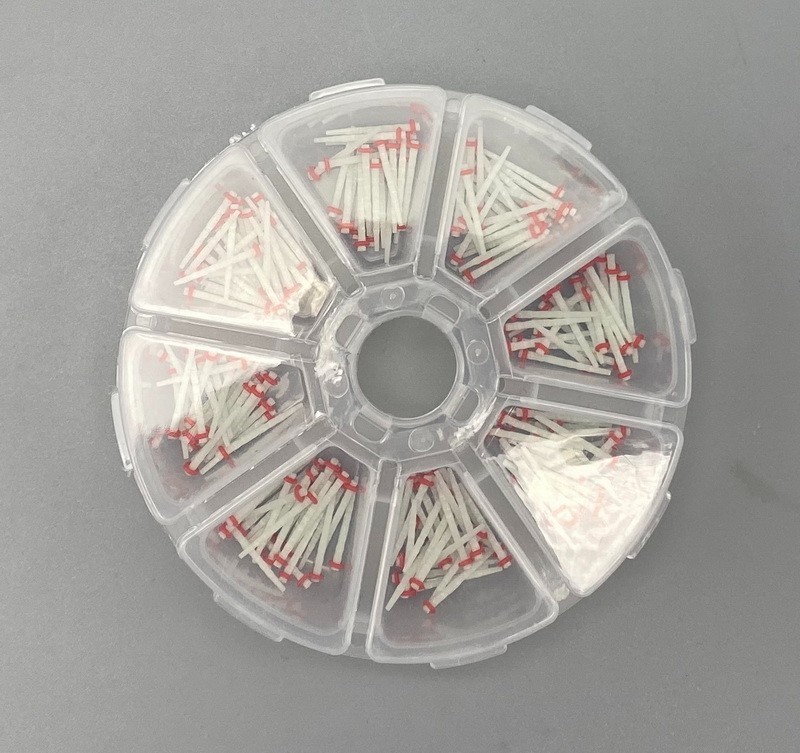 200Pcs/box Dental Fiber Post Glass/Quartz Teeth Restorative 1.2/1.4/1.6/1.8mm