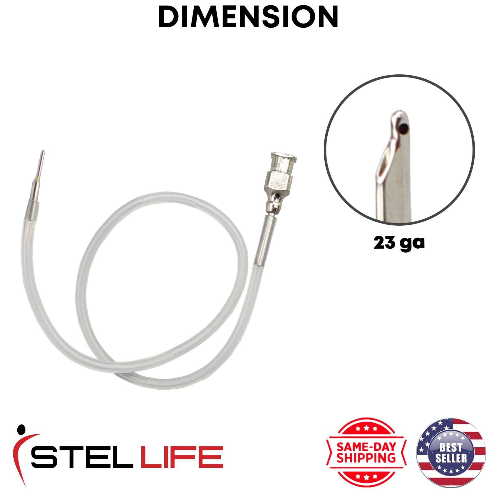 Simcoe Irrigation Aspiration Cannula 0.3mm 23 Gauge Aspirating Cannulas Tools
