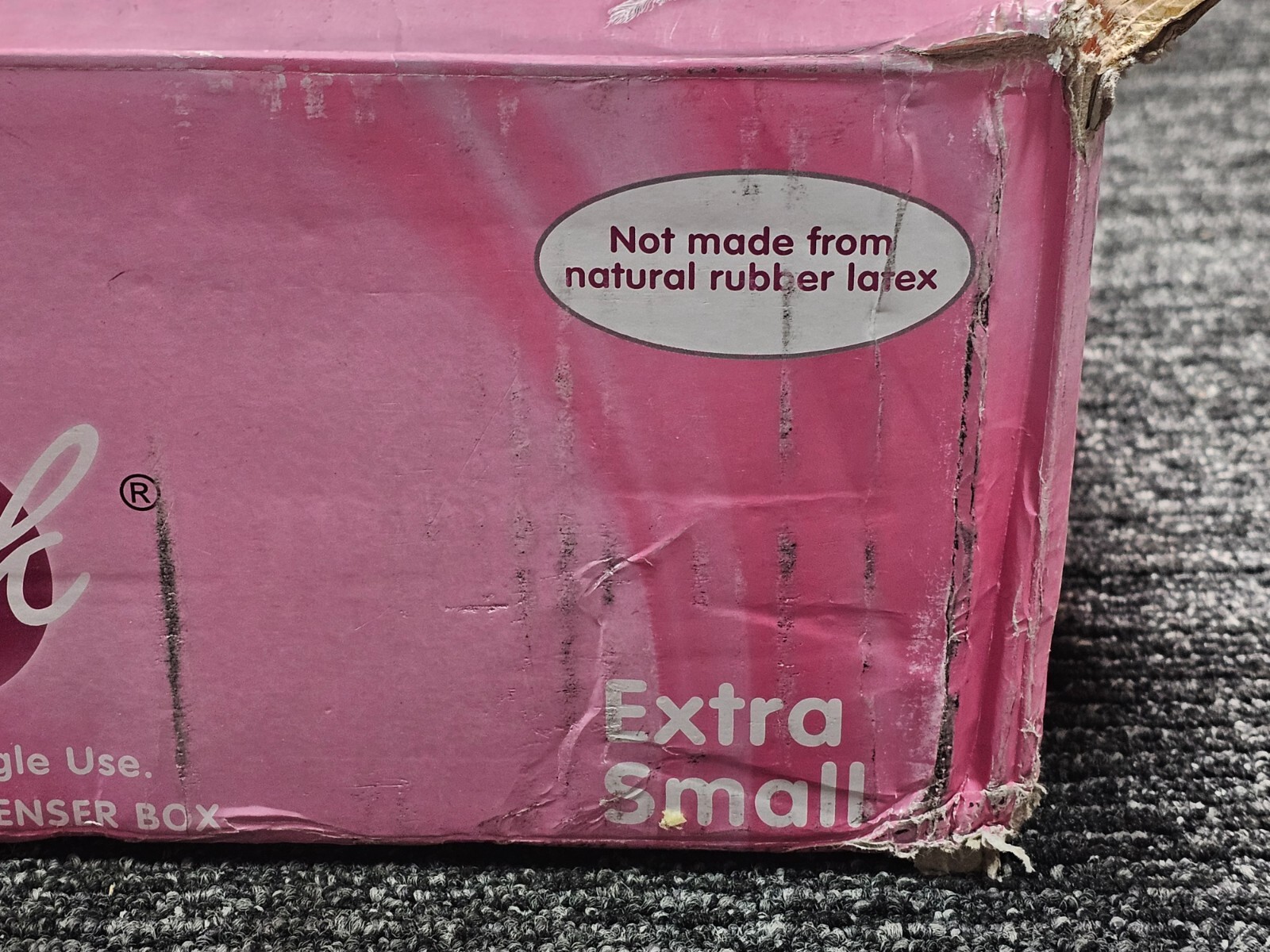 (QTY 1000)Dash Medical PNK100XS Alasta Nitrile Exam Gloves PF Pink Extra Small