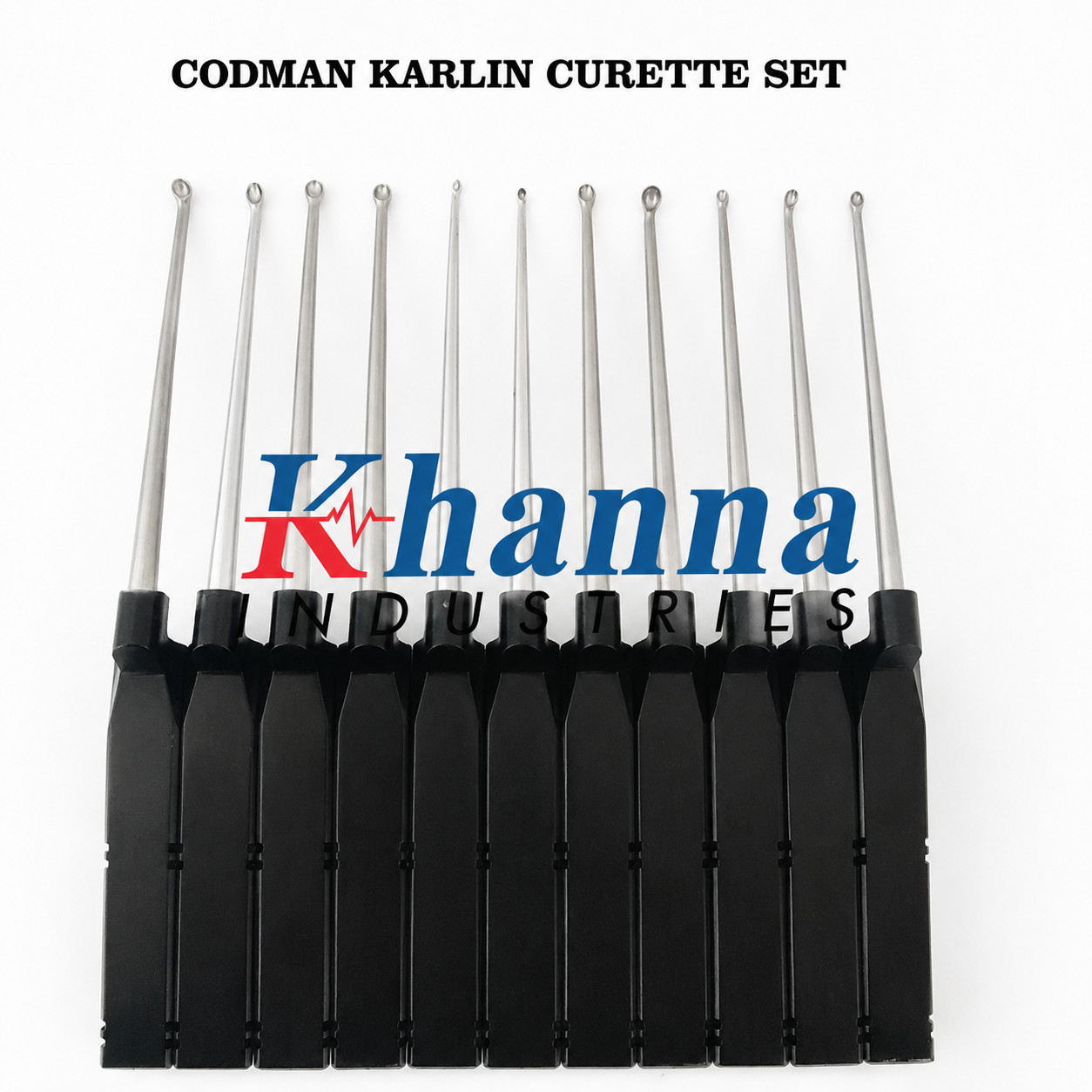 Codman Karlin Type Spinal Curette Set German Steel Spine Surgery Instrument Kit