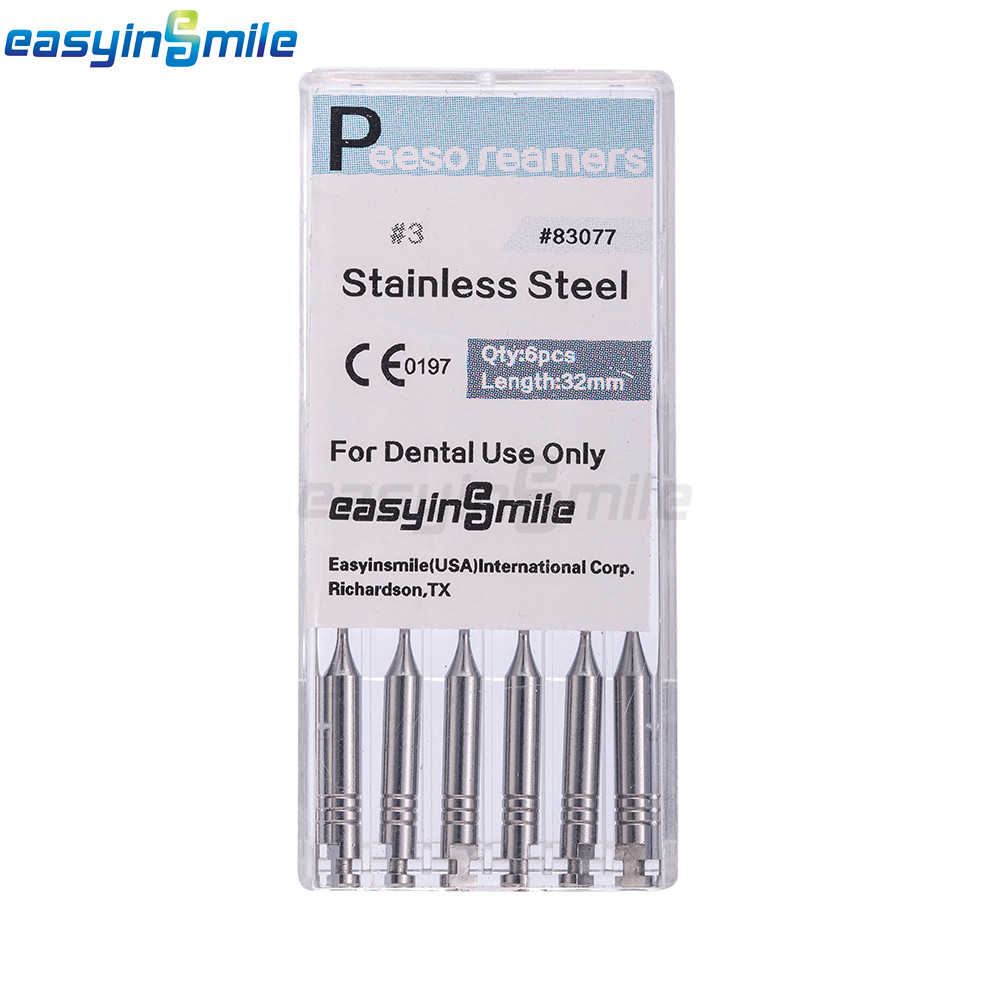 10pack Dental Endo Pesso Reamers/Glidden Gates Drill Spiral Burs Root Canal #1-6