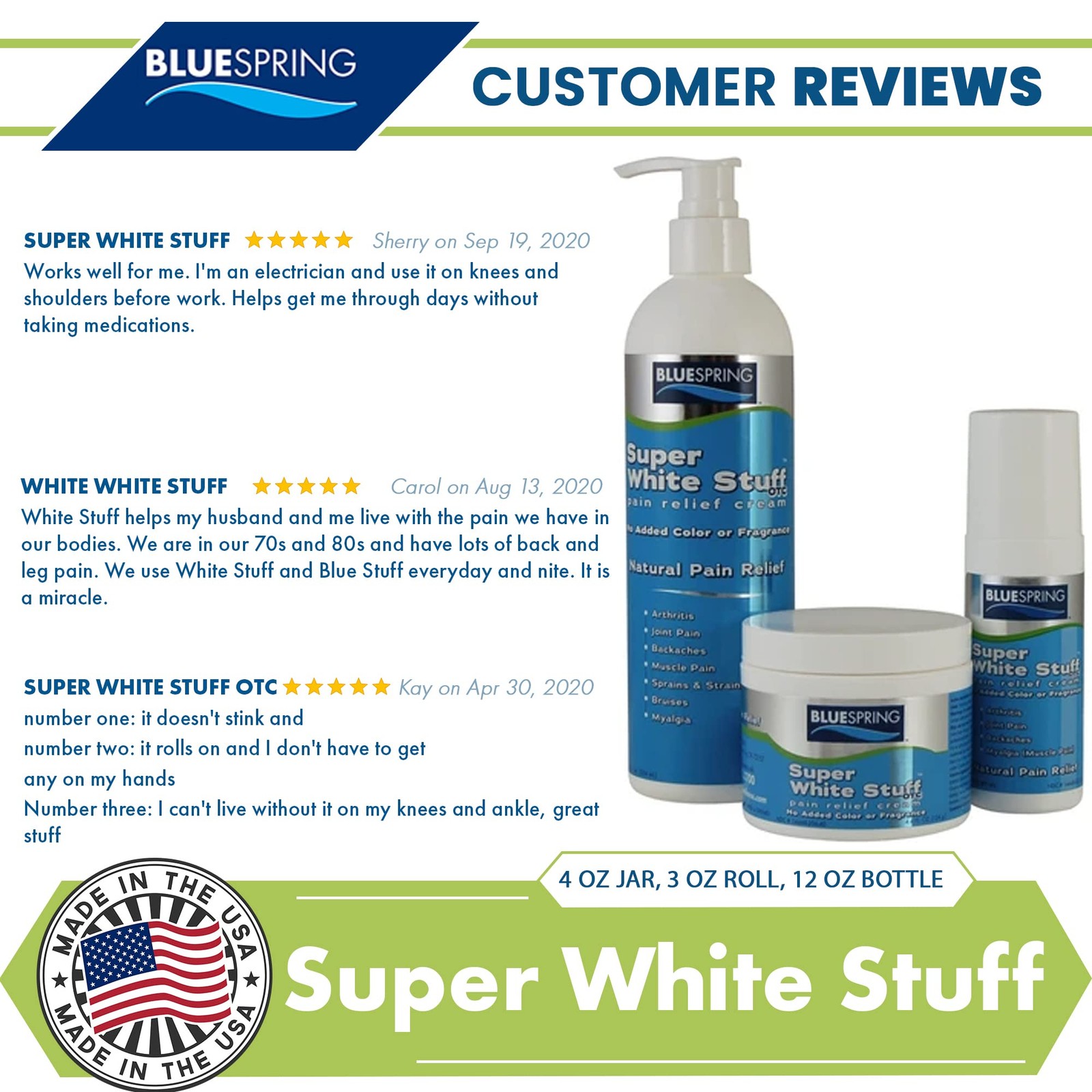 Emu Therapy Super White Stuff Otc Pain Relief Cream 12-Fl Oz Bottle Pump