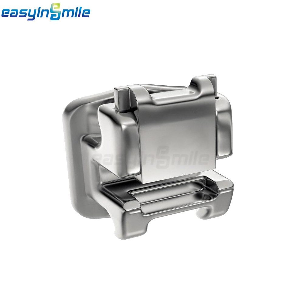 5XDental Ortho MINI Metal Bracket Self-ligating Brace MIM Mesh Base ROTH/MBT 022