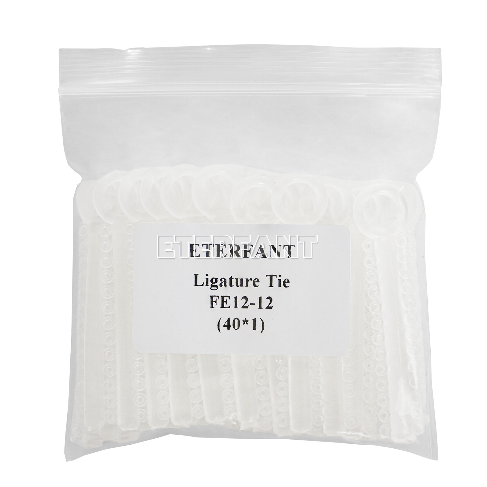 ETERFANT 1040PCs Dental Ortho Elastic Ligature Ties Rubber Bands/Buccal Tubes