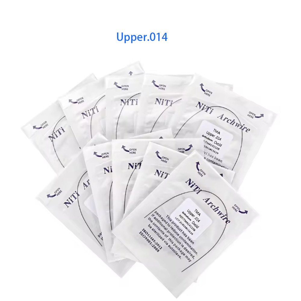 10pc Dental Orthodontic TMA Beta Ti-Mo Alloy Round Arch Wires Ovoid 1pc/pack