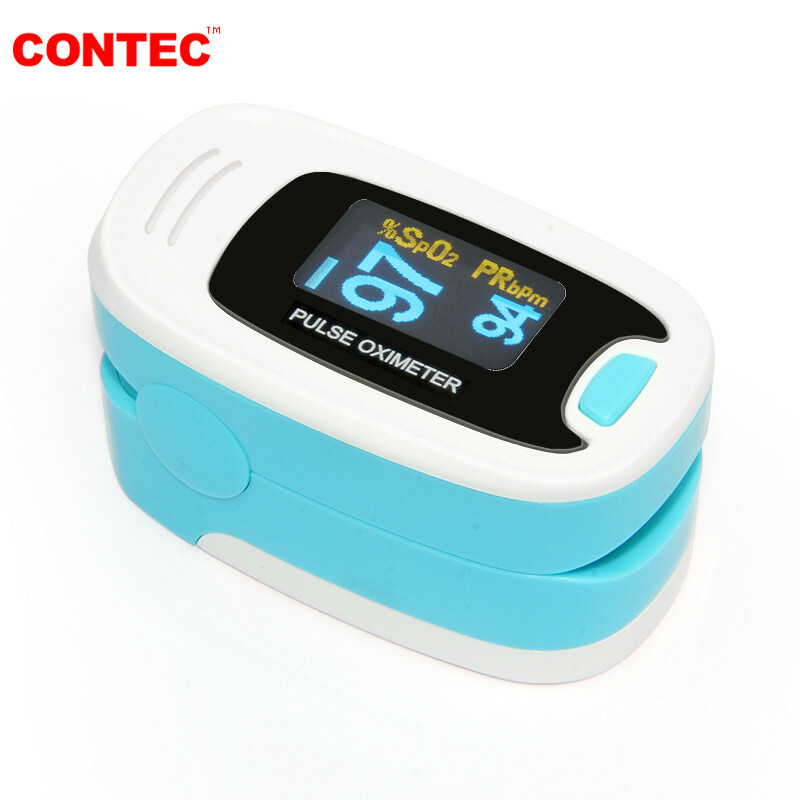 Contec Finger Pulse Oximeter SPO2 Meter Blood Oxygen PR O2 Patient Monitor FDA