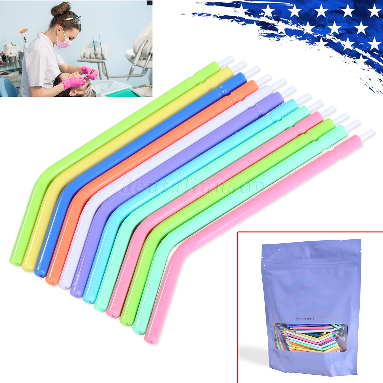 Dental Fiber Optic LED E-generator High Speed Turbine Handpiece 4 Hole FIT KAVO