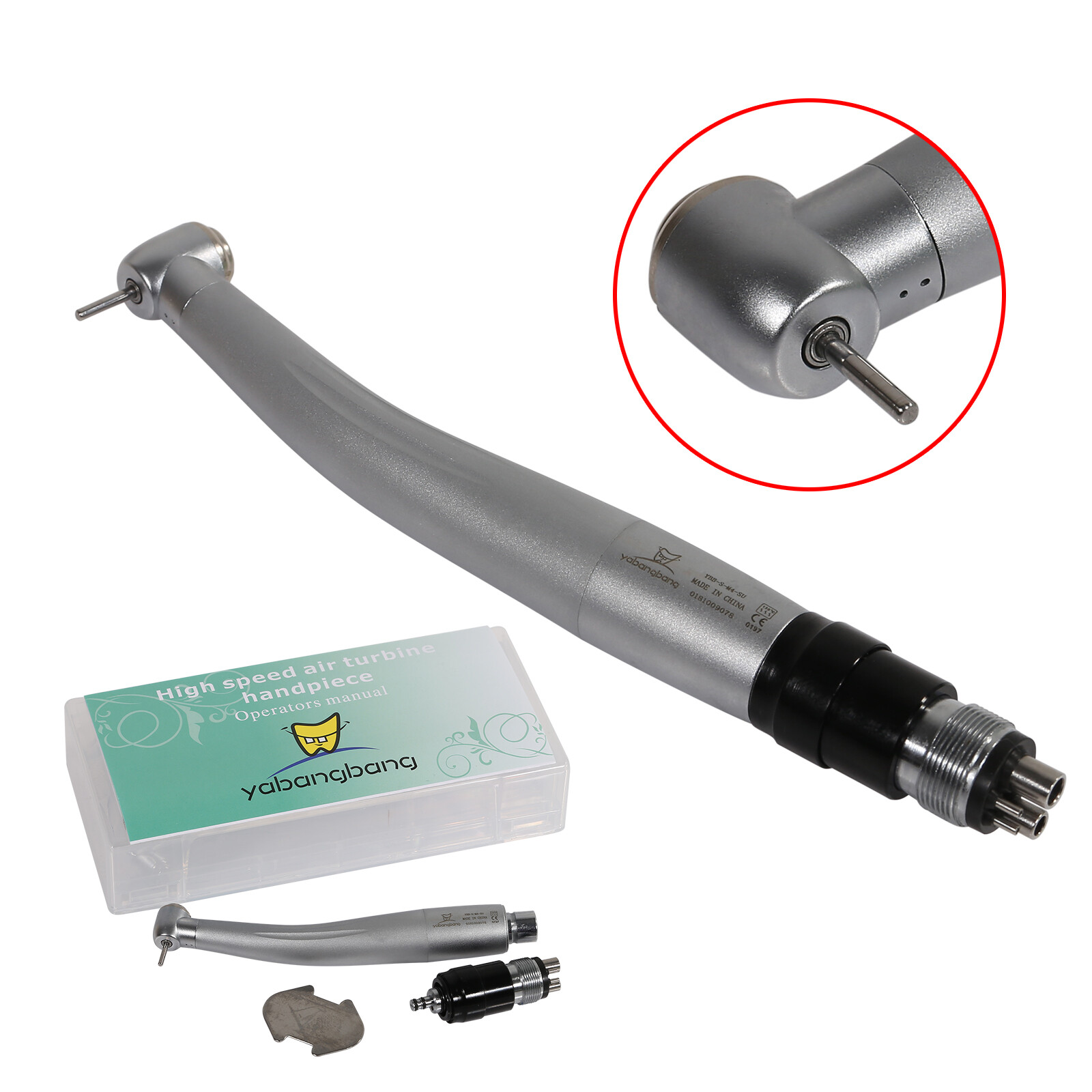 1/10pcs NSK Style Dental High Speed Air Turbine Handpiece + 4H Quick Coupling to