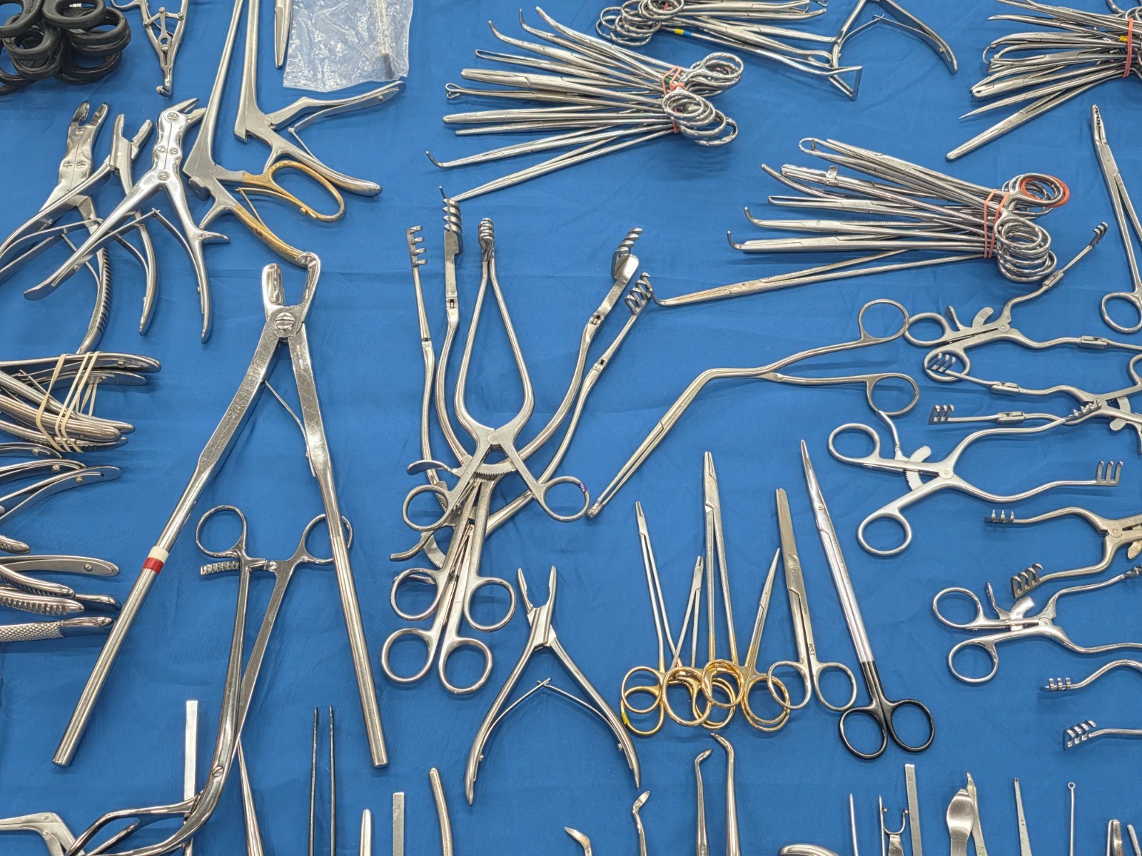 200-piece German Unbranded Surgical Instrument Medical Stainless Steel Tool Lot