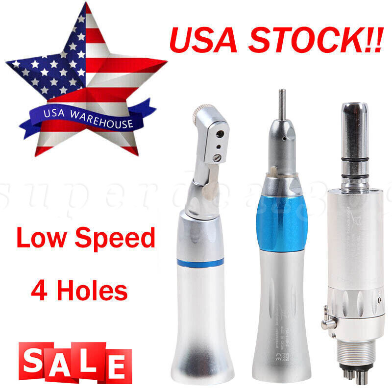 NSK S Dental Low Speed Handpiece Contra Angle Straight Air Motor Micromotor st