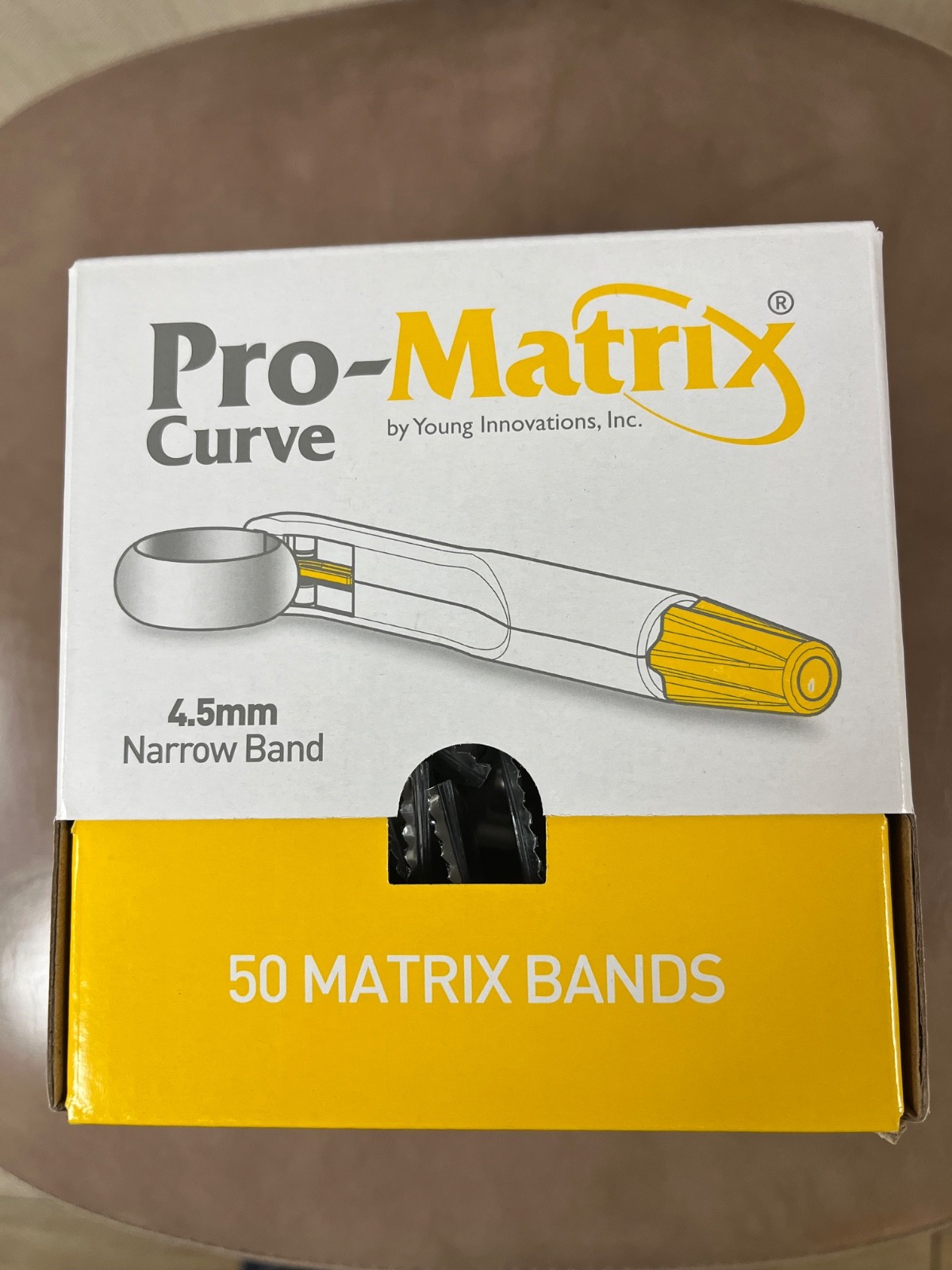 Dental Pro-Matrix Band Curve – Narrow, 4.5 mm, 50/Bx, Matrix Bands Medicom