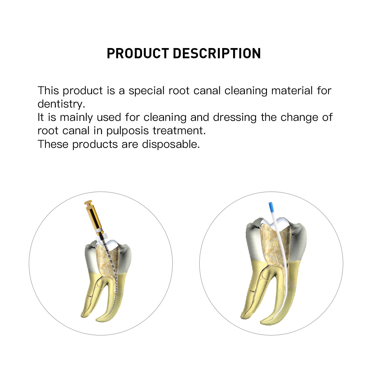 AZDENT Dental Endo Root Canal Absorbent Paper Point Taper 0.02/0.04/0.06 15#-40#