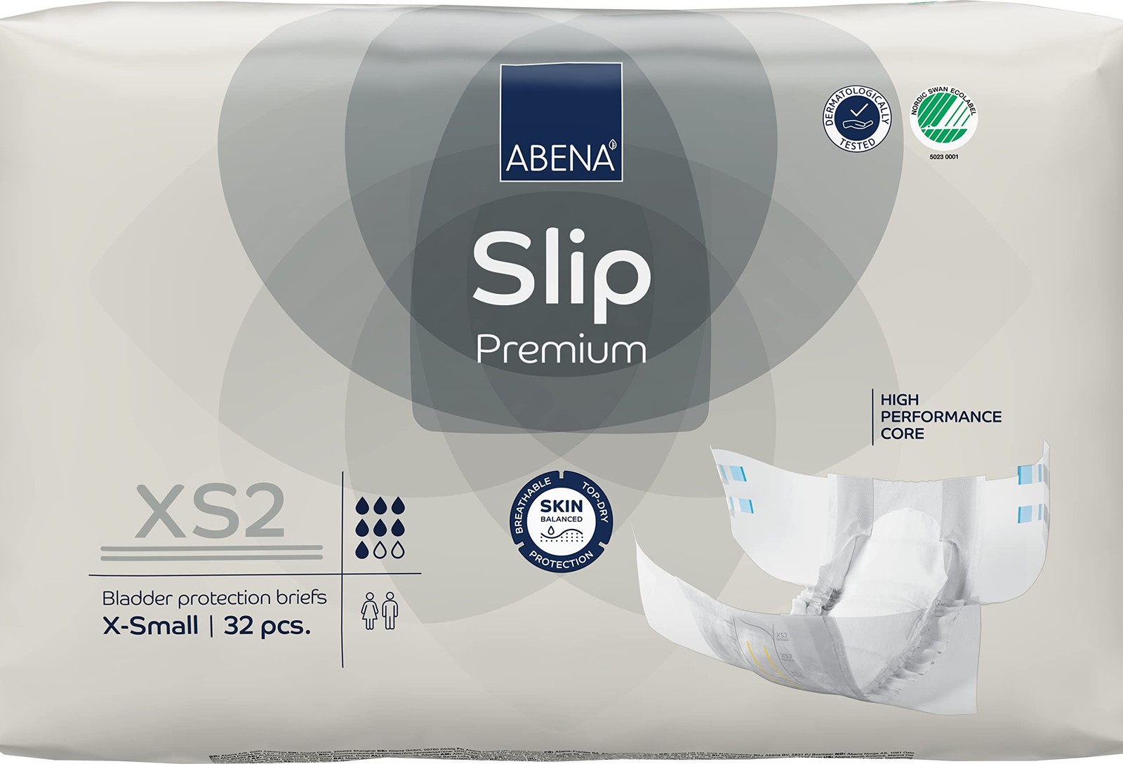 Abena Slip Premium Incontinence Briefs Level 2 Extra Small To Extra Large Sizes