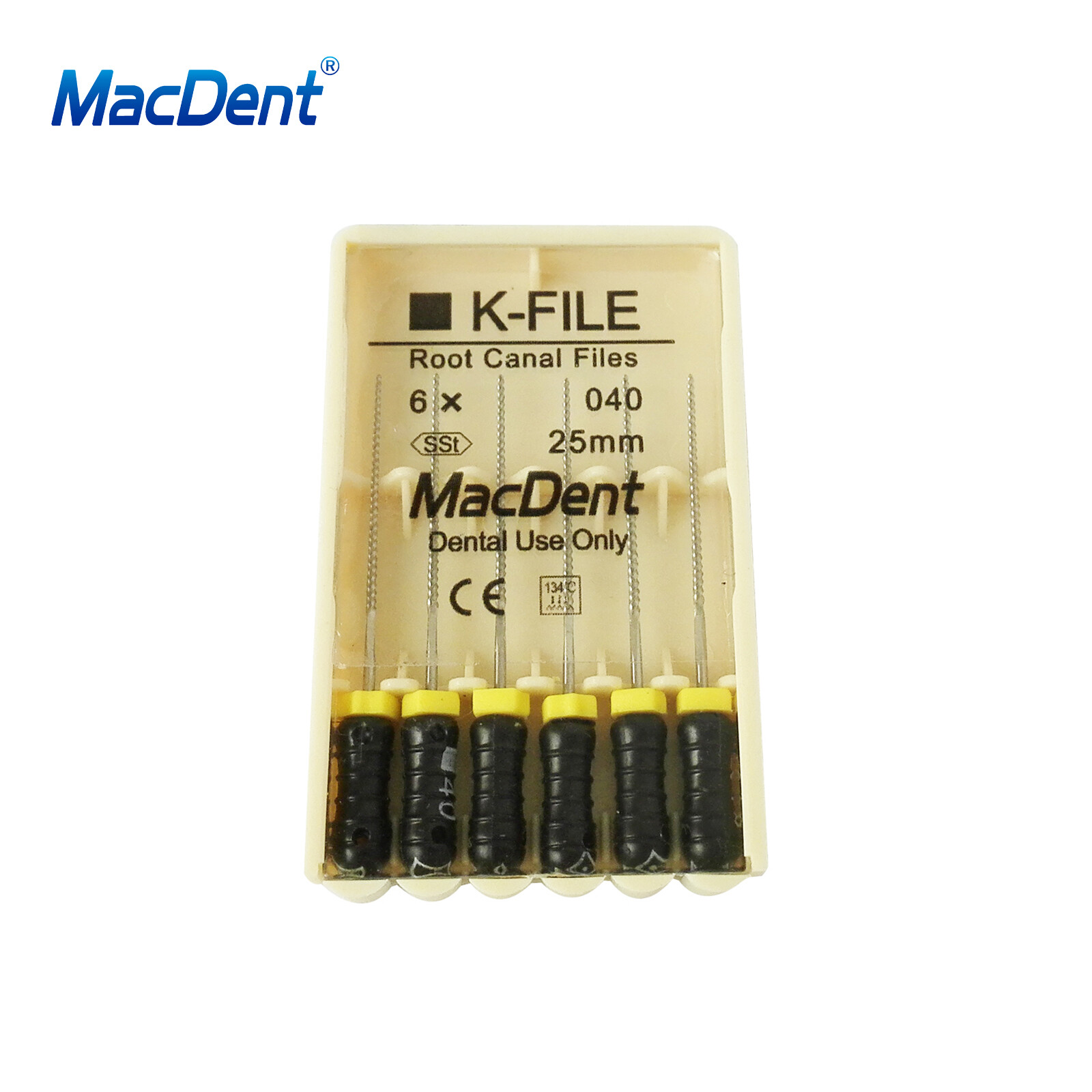 10 Packs Dental Endo Root Canal Files Hand Use K-Files Stainless Steel 21mm/25mm