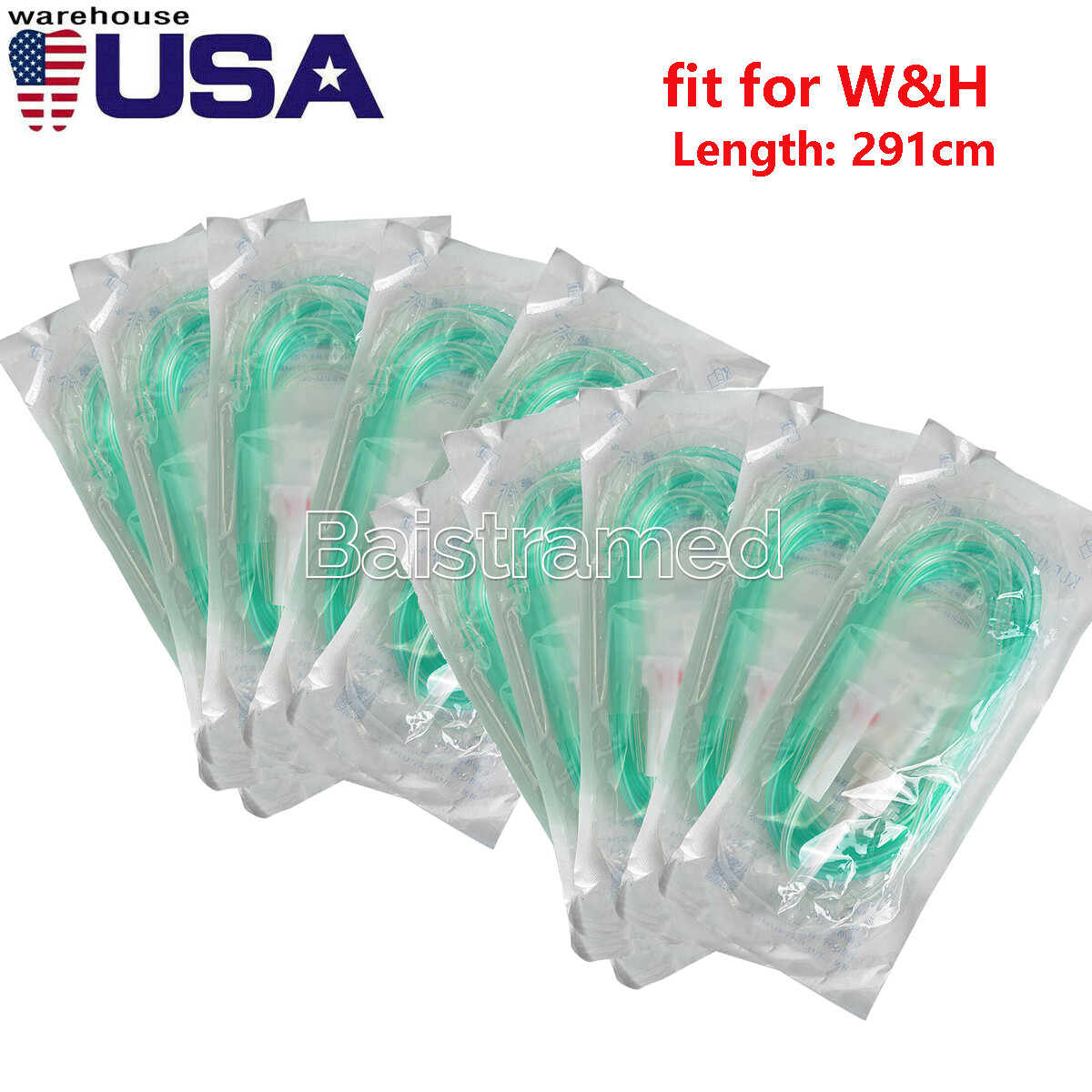 Dental Implant Surgery Irrigation Tube Disposable Tubing C Type 291cm Fit W H