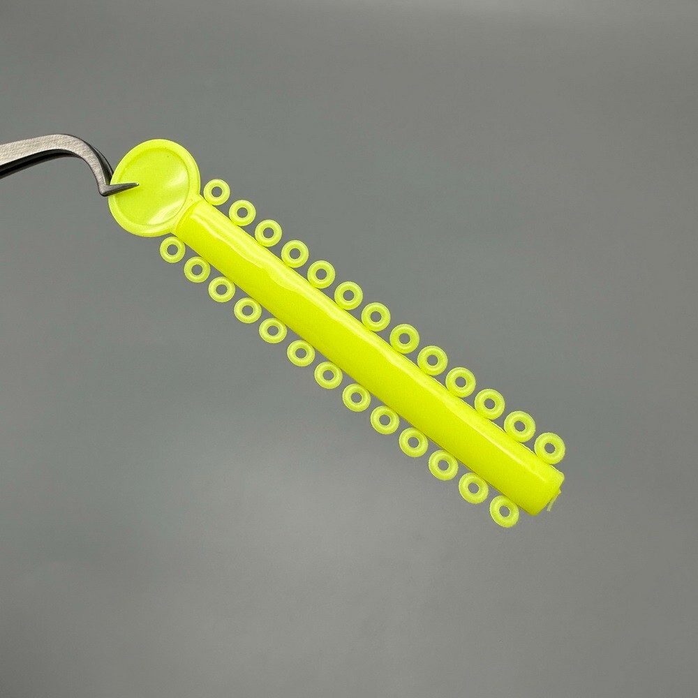 1040tie Dental Orthodontic Ligature Ties Braces Elastic Rubber Bands Mixed Color