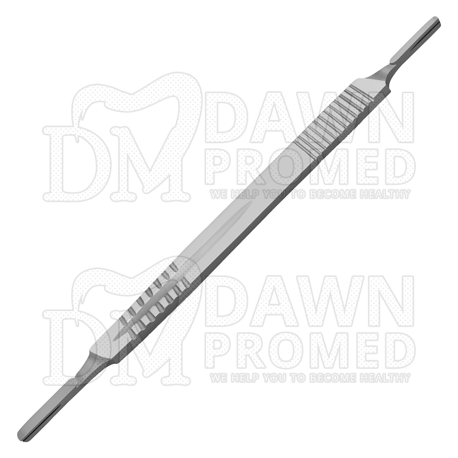 100 Pcs Scalpel Blades #15C + Double Ended Handle #3 & #4 Surgical German Grade