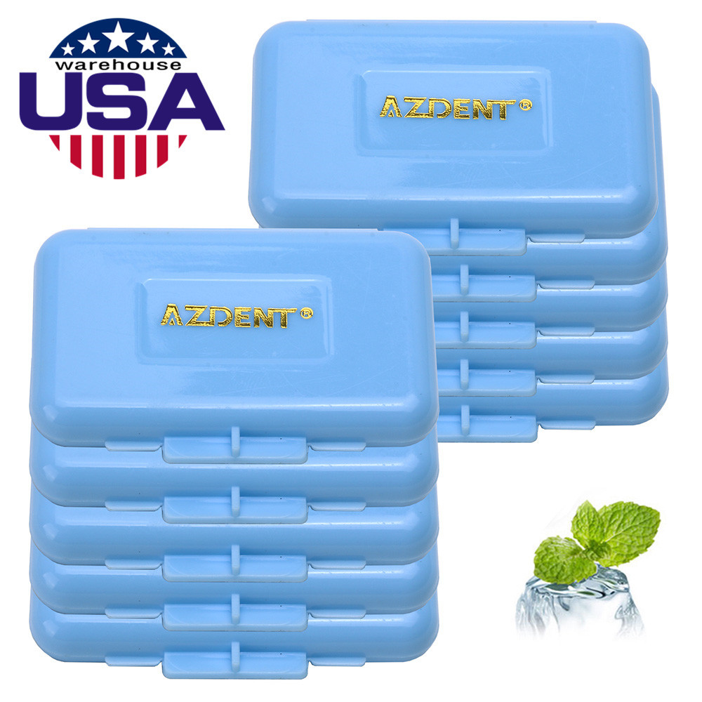 20X AZDENT Orthodontic Orthodontic Wax Blue-Mint Scent For Braces Gum Irritation