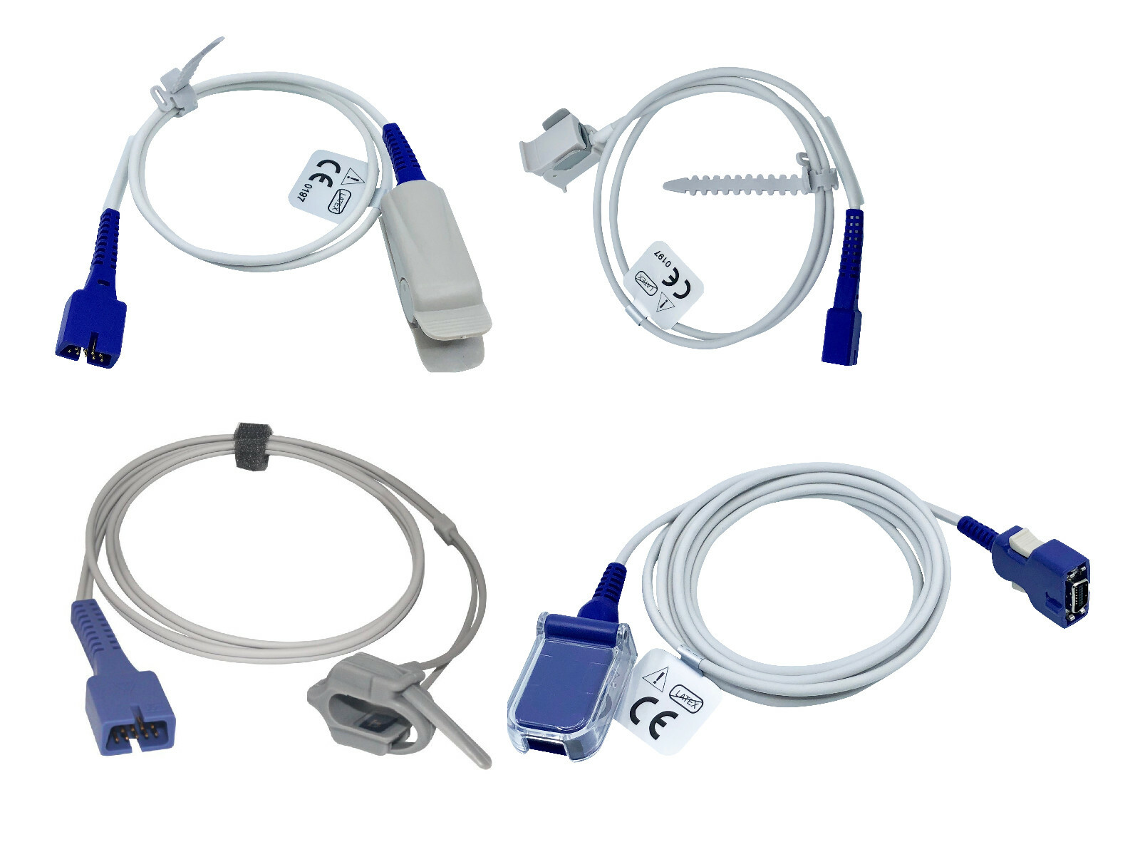 SPO2 Finger Sensor for Nellcor Oximax Neonatal Adult DS 100A DOC 10 Male DB9 FDA