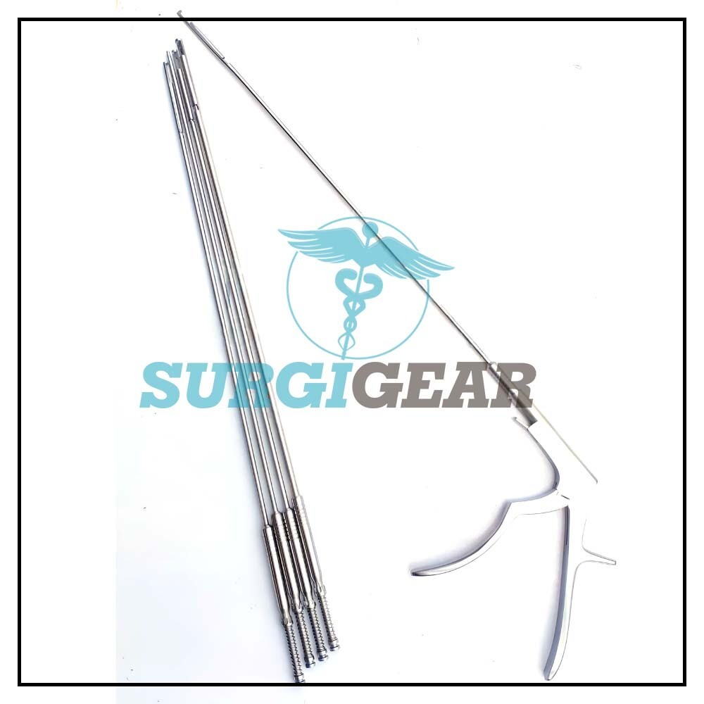 Spine Surgery Rongeur Interlaminar Spine Endoscopic Bite Size 1 to 5mm Set